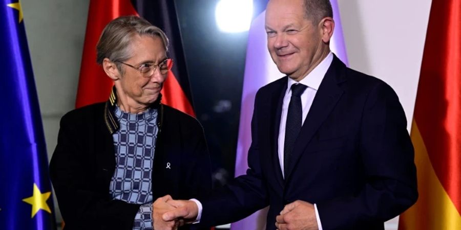 Elisabeth Borne und Olaf Scholz