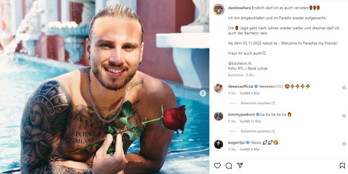 Bei «Bachelor in Paradise» nahm Danilo Sellaro lieber das Geld. bachelor in paradise geld