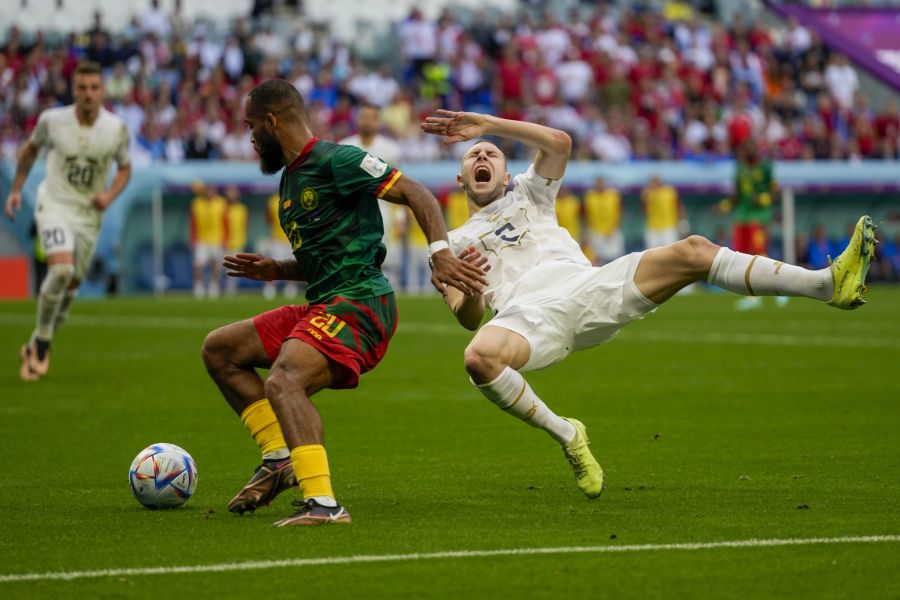 WCup Cameroon Serbia Soccer