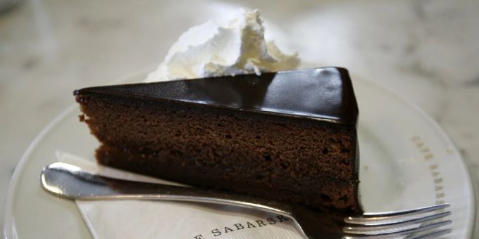 Die Sachertorte ist eine Spezialität in der Wiener Küche. Werner Matt