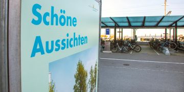 Bahnhofsplatz in Romanshorn