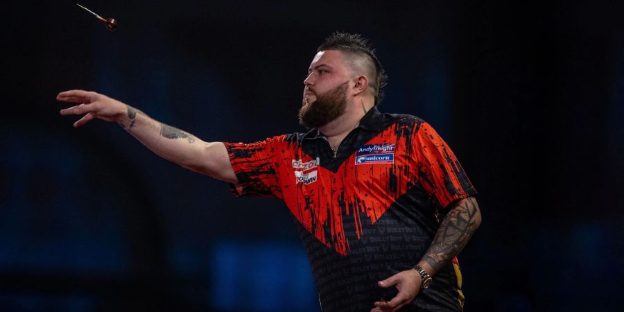 Michael Smith hat erneut das WM-Viertelfinale erreicht.