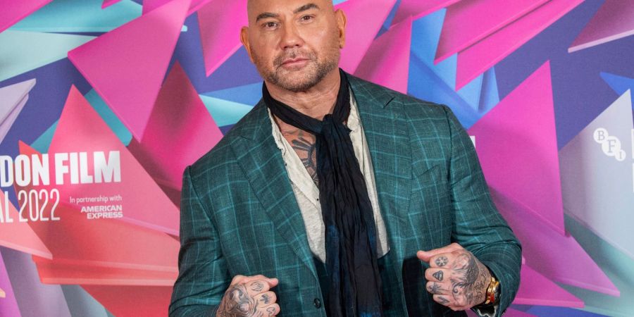 Einmal Drax, immer Drax? Der amerikanische Schauspieler Dave Bautista sucht neue Rollen.