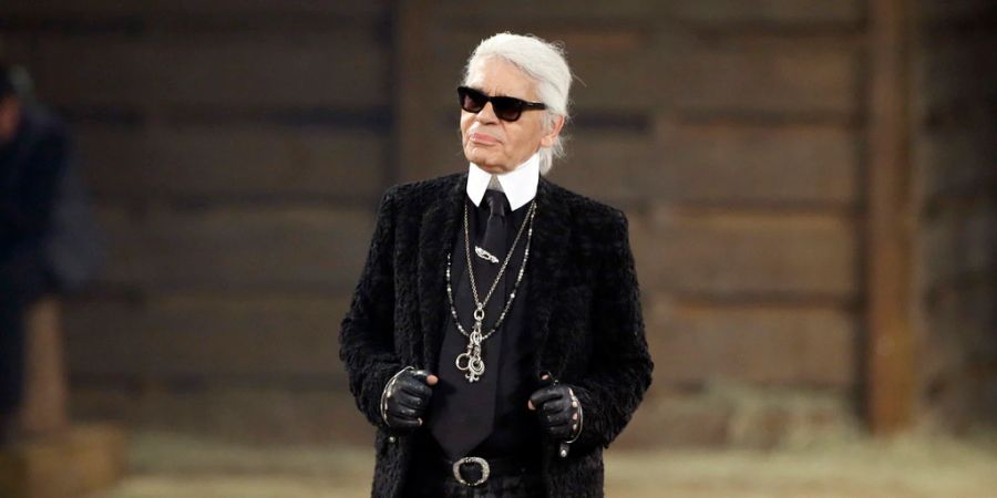 Modedesigner Karl Lagerfeld