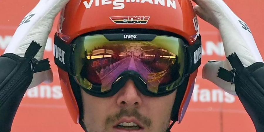 Trägt die deutsche Fahne in Seefeld: Kombinierer Johannes Rydzek. Foto: Hendrik Schmidt