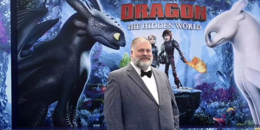 Der Regisseur Dean DeBlois bei der Premiere des Films «Drachenzähmen leicht gemacht 3 - die geheime Welt» in Los Angeles. Foto: Phil Mccarten/Invision/AP