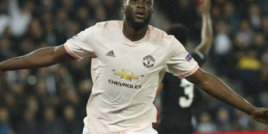 Romelu Lukaku brachte Manchester United mit seinen zwei Toren im Auswärtsspiel in Paris auf die Siegerstrasse. Foto: Thibault Camus/AP