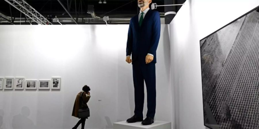 Statue des spanischen Königs Felipe VI.