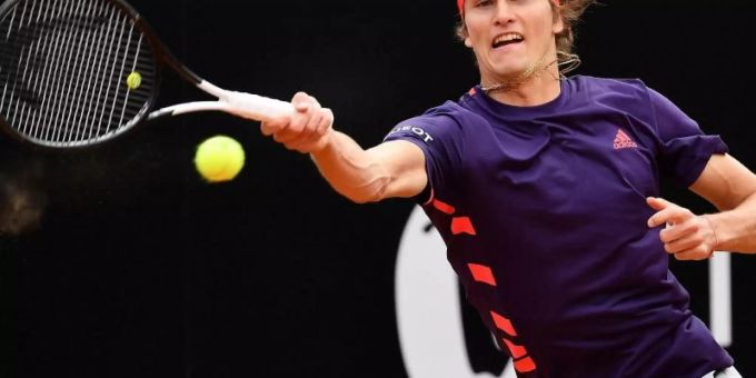 Alexander Zverev hat sein Auftaktmatch in Rom verloren. Foto: Ettore Ferrari/ANSA/AP