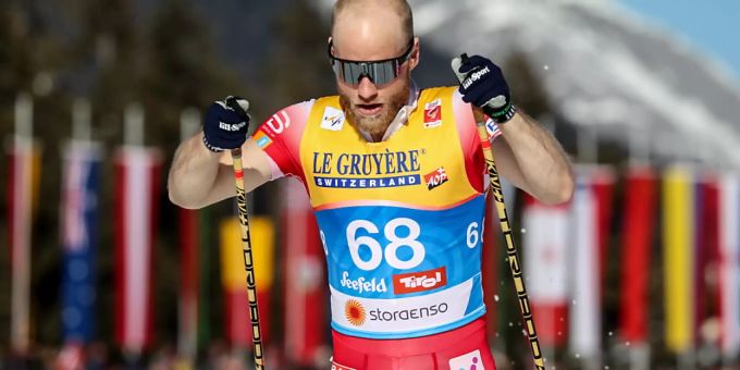 Bei hohen Temperaturen zum ersten Einzelgold: der Norweger Martin Johnsrud Sundby Martin Johnsrud Sundby