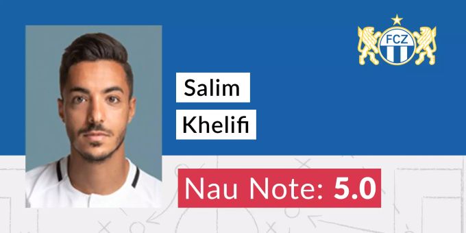 Salim Khelifi erreicht die Nau-Note von 5.0. Salim Khelifi