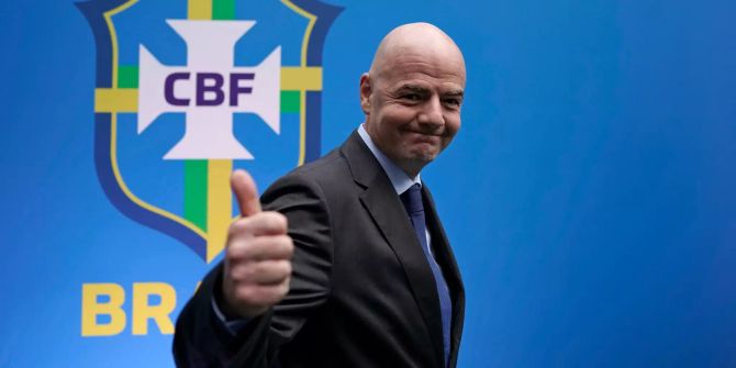 FIFA-Präsident in Brasilien