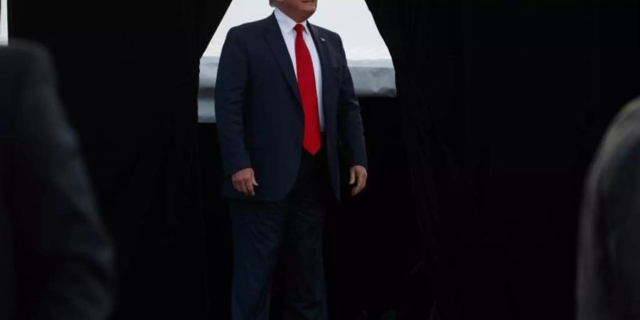 US-Präsident Donald Trump droht Peking mit weiteren Sonderzöllen. Foto: Evan Vucci/AP