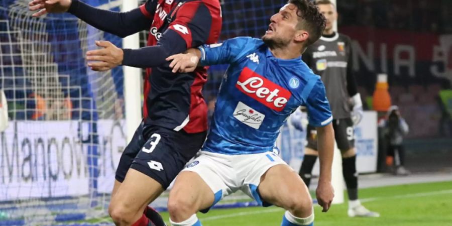 Dries Mertens (rechts) erzielte den Treffer von Napoli