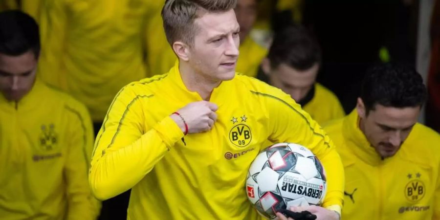 Für Marco Reus ist Borussia Dortmund mehr als ein Arbeitgeber, sagt BVB-Geschäftsführer Watzke. Foto: Silas Stein/dpa