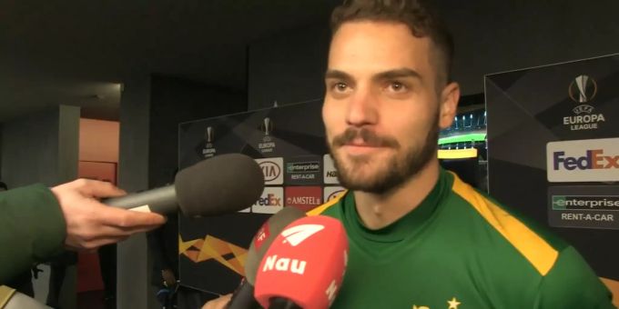 Yanick Brecher (FCZ) spricht im Interview mit Nau. Yanick Brecher (FCZ) spricht im Interview mit Nau.