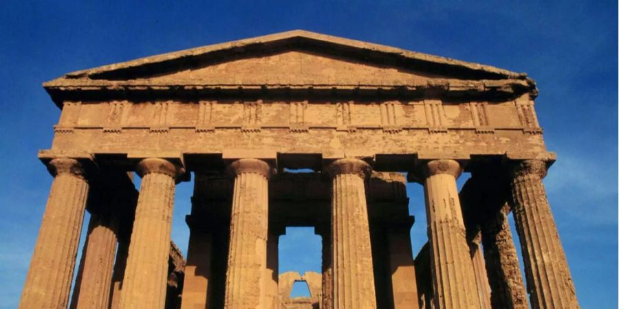 Tempel der Göttin Juno, Agrigento, Sizilien.