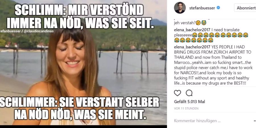 Schriftliche Drogenbeichte: Elena rastet im Netz aus.