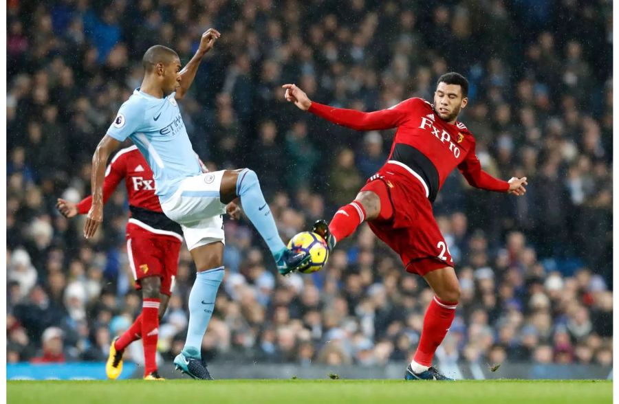 Manchester City siegt ungefährdet gegen Watford.