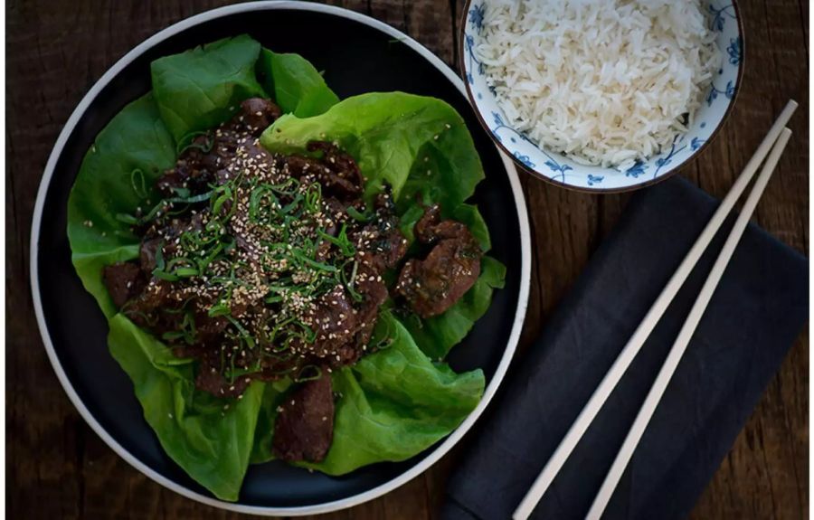 Eine koreanische Spezialität: Bulgogi