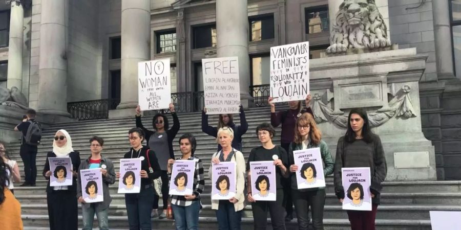 Aktivisten in Vancouver kämpfen für die Freilassung der Frauenrechtler.