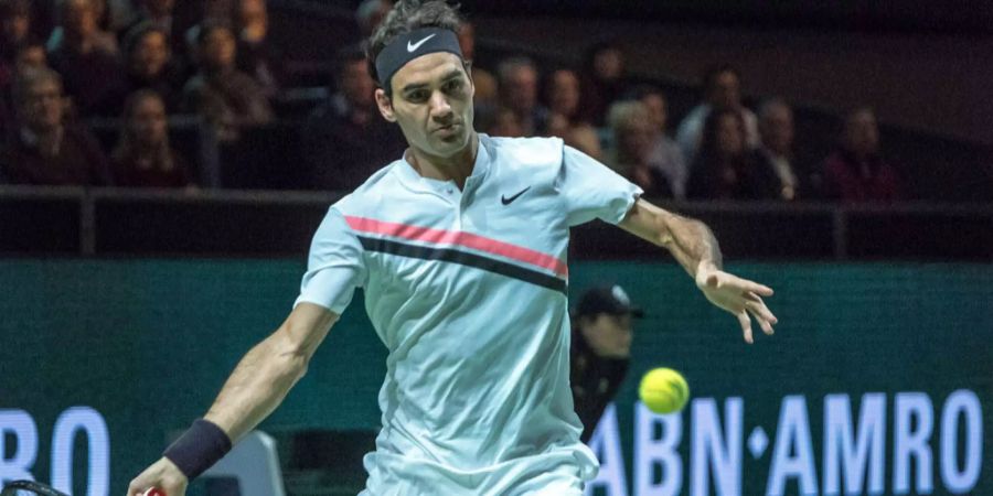 Roger Federer konnte seine Partie in Indian Wells gegen Federico Delbonis nicht beenden. Der einsetzende Regen machte die Fortsetzung des Spiels unmöglich.