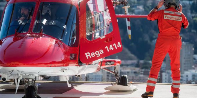 Arbon - Rega-Einsatz nach Arbeitsunfall
