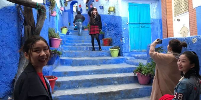 Die marrokanische Kleinstadt Chefchaouen ist eine typische Instagram-Location, Bild: Sabine Biedermann Die marrokanische Kleinstadt Chefchaouen ist eine typische Instagram-Location, Bild: Sabine Biedermann