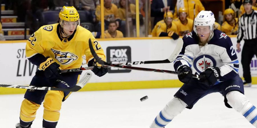 Saisontreffer Nummer 22: Kevin Fiala skort weiter und weiter in der National Hockey League.