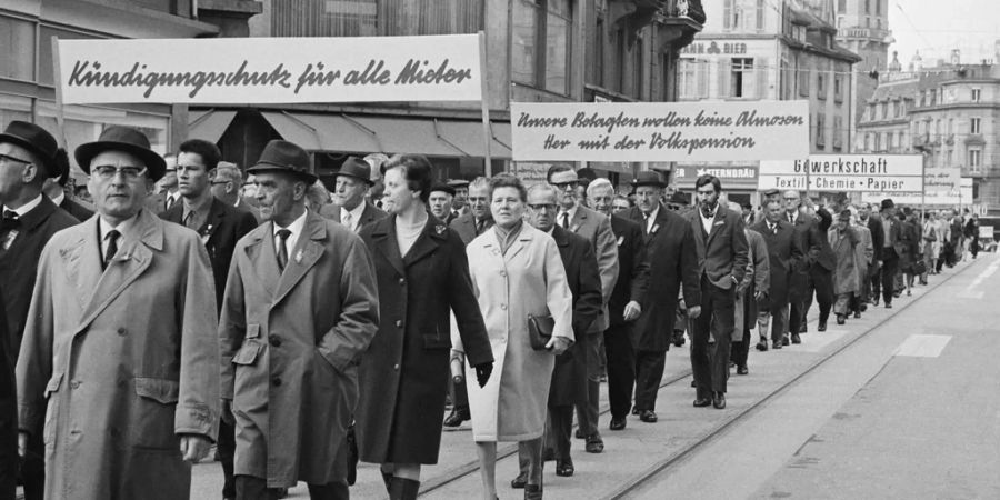 Schon 1970 wurde in Zürich am 1. Mai demonstriert.