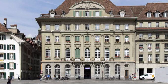 Die Valiant Bank am Bundesplatz in Bern. Valiant Bank