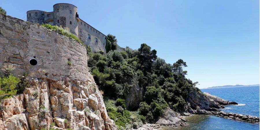 Fort de Brégançon, der Sommersitz des französischen Staatspräsidenten an der französischen Riviera.