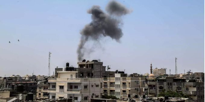 Israelischer Raketenangriff auf Gazastreifen (Archivbild). gaza