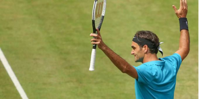 Roger Federer steht im Halbfinale. Roger Federer steht im Halbfinale.
