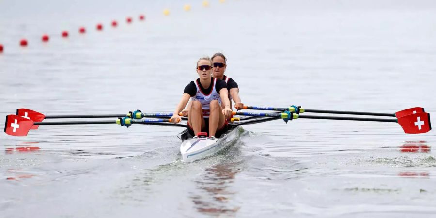 Patrizia Merz und Frédérique Rol rudern an den ECS in Glasgow zu Bronze.