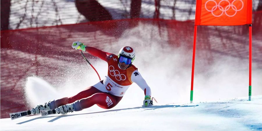 Beat Feuz auf dem Weg zu Bronze