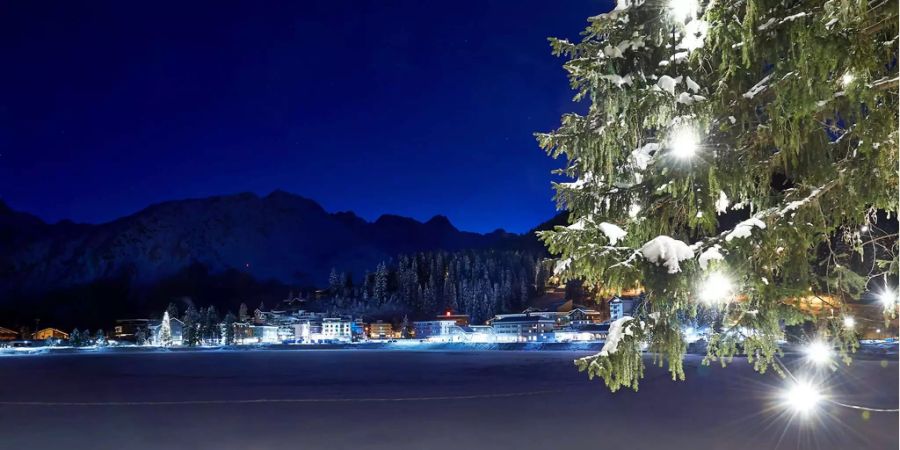 Immerhin in den Bergen ist es an Weihnachten immer weiss.