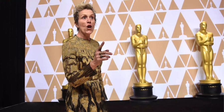 Beste Hauptdarstellerin: Frances McDormand wurde der Oscar gestohlen.