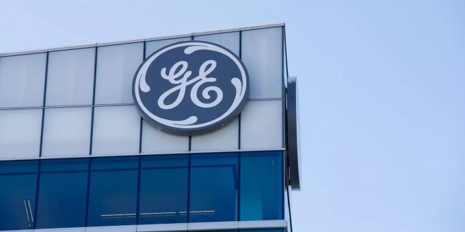 General Electric macht keine Verluste mehr. Das Logo von General Electric.
