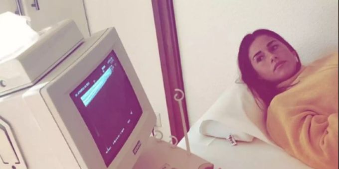 Ultraschall-Bild - Sarah Lombardi macht «Dancing on Ice»-Fans Hoffnung