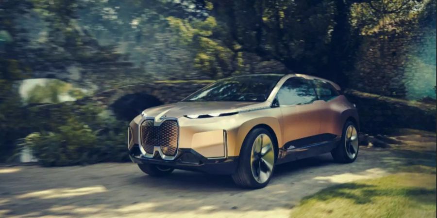 Eine Modell des BMW-Autos iNext.