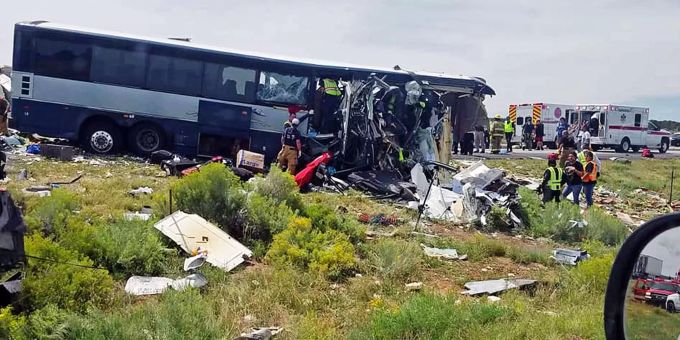 Nach Busunglück - Vier Menschen sterben in Spanien