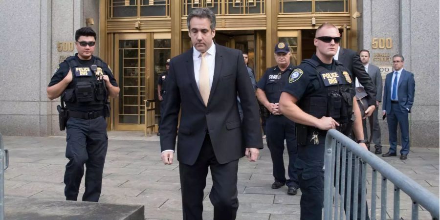 Michael Cohen vor dem Gericht in New York.