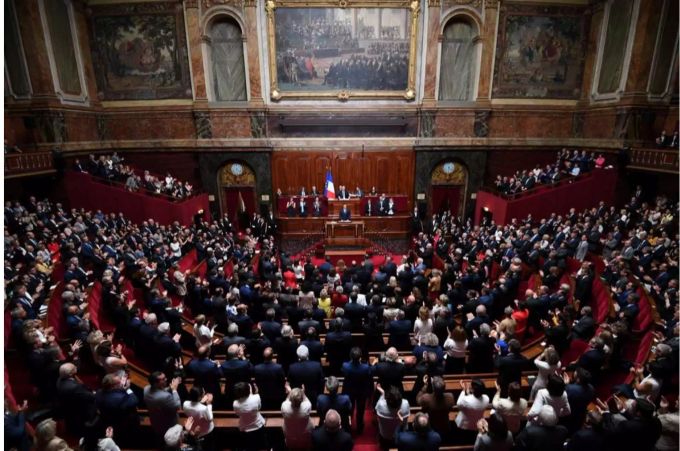 Das französische Parlament. (Archivbild) Parlament Frankreich