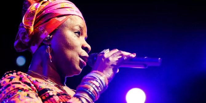 Die Sängerin Angelique Kidjo.