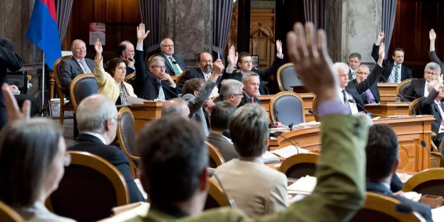 Das Plenum des Ständerats bei der Abstimmung über den Ärztestopp im Jahr 2013.