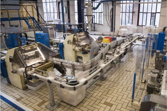 Zuckerfabrik in Aarberg BE im Februar 2018. Schweizer Zucker AG