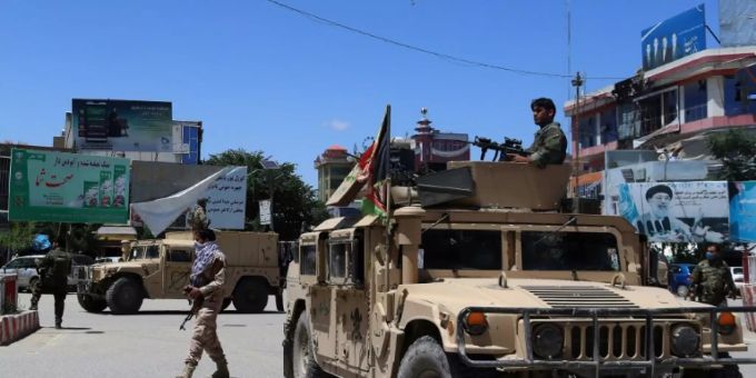 Afghanische Soldaten in Kundus. taliban