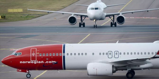 Fluggesellschaft Norwegian air shuttle