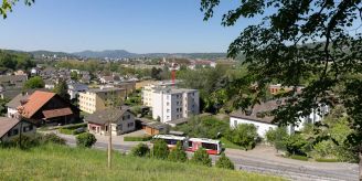 Gemeinde - Kreisel Land-/Vogelsangstrasse in Gebensdorf braucht Ideen
